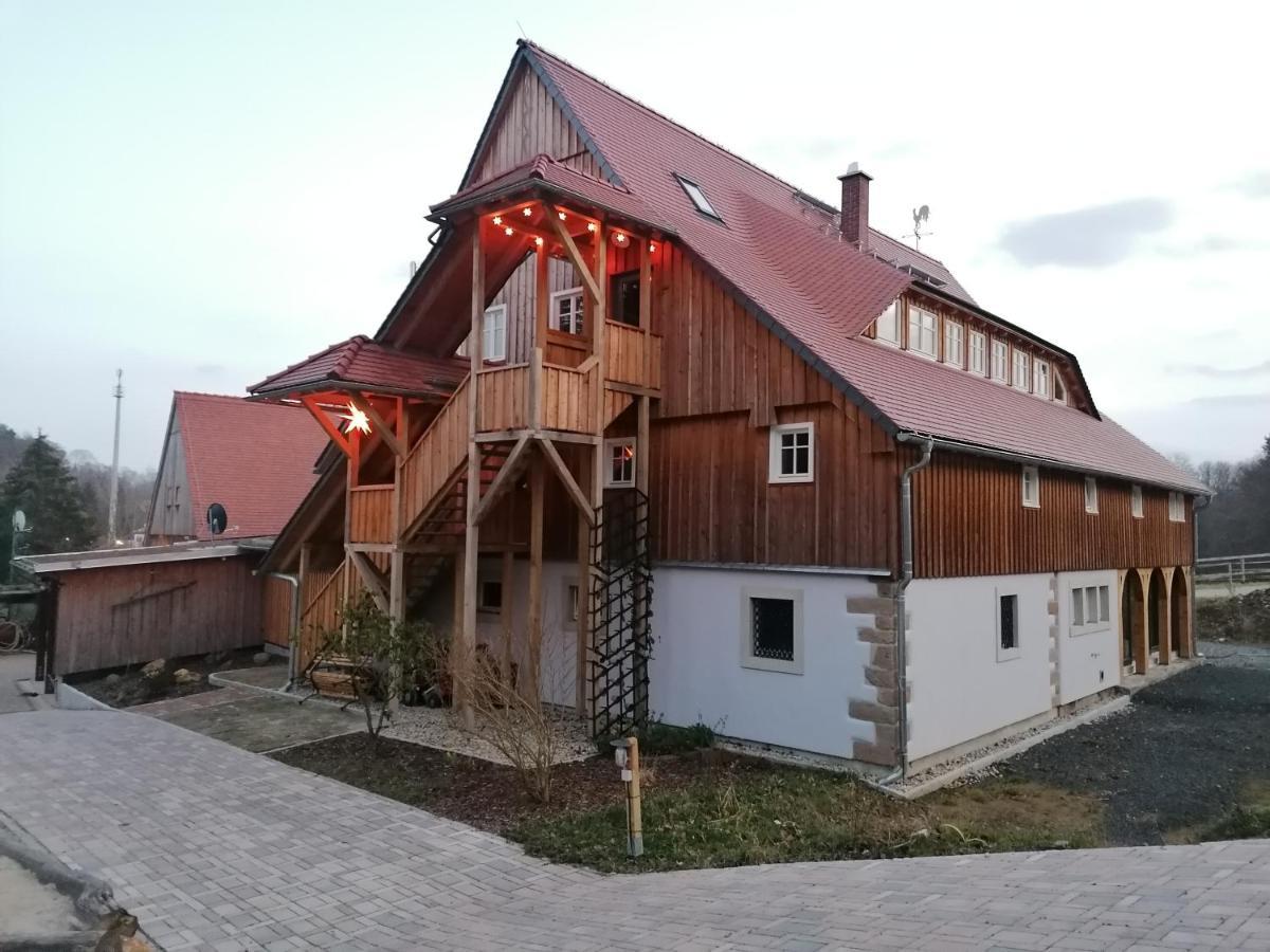 Pferdehof Am Burgsberg, Ferienzimmer, Monteurzimmer Seifhennersdorf Eksteriør billede
